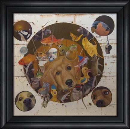Framed Gold Print