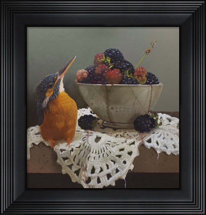 Framed Kingfisher Print
