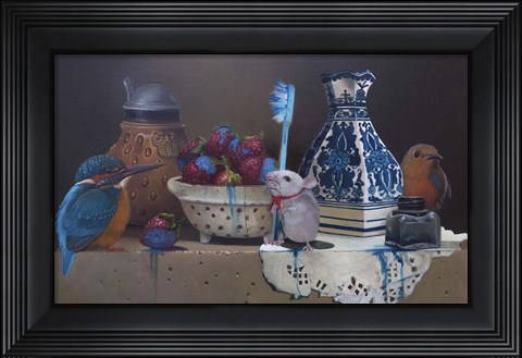 Framed Blues Print