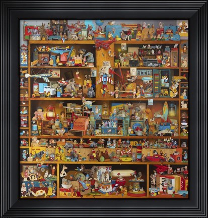 Framed Toys Tale Print