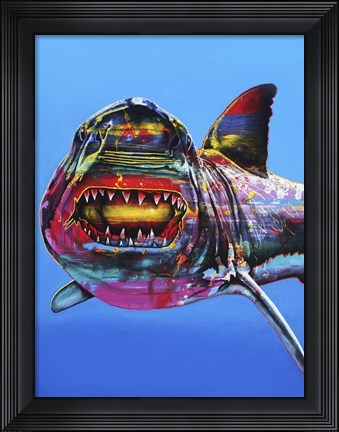 Framed Bite me Print