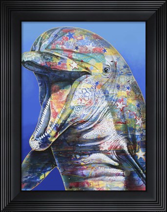 Framed Dolphin Print