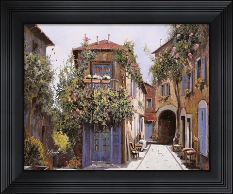 Framed Salitella a Cagnes Print