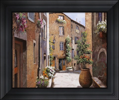 Framed Les Tourrettes Print