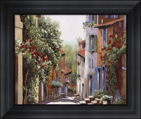 Framed Vecchia Cagnes Print