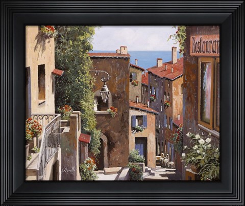 Framed Casette di Cagnes Print