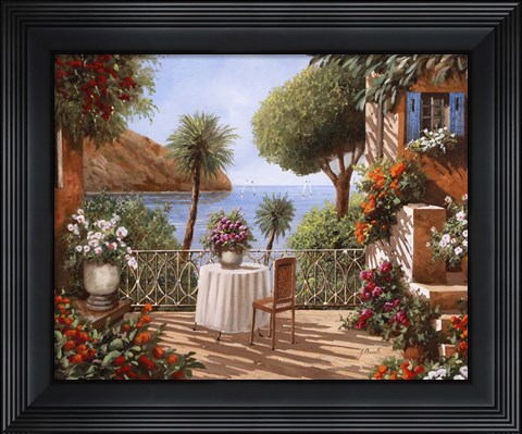 Framed Attesa di Qualcuno Print