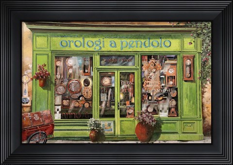 Framed Orologi a Dondolo Print