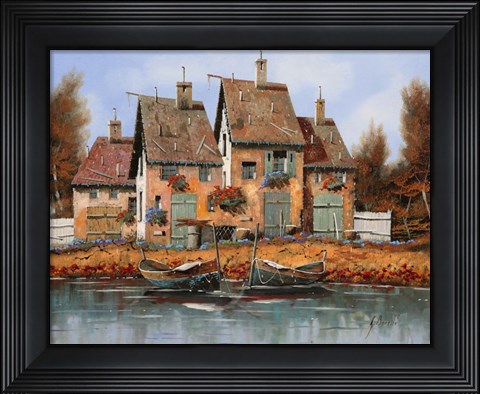 Framed Le Belle Barche Print