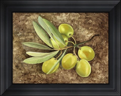 Framed Olive Print