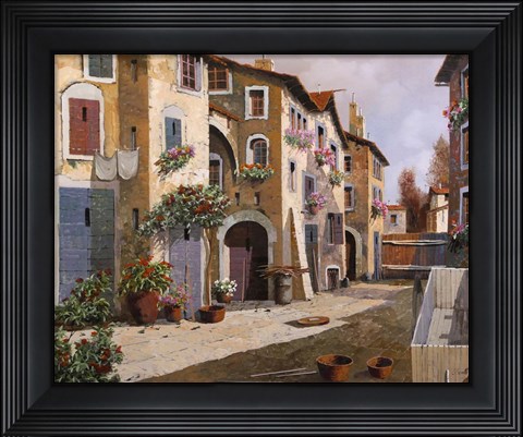 Framed Ombre Per Strada Print