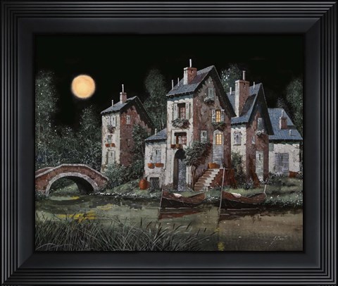 Framed Verde Notturno Print