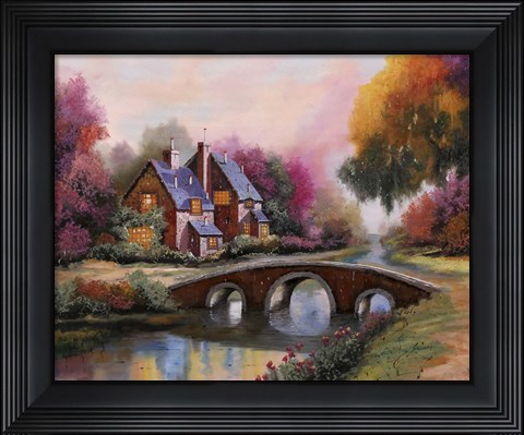 Framed Ponticello A Colori Print