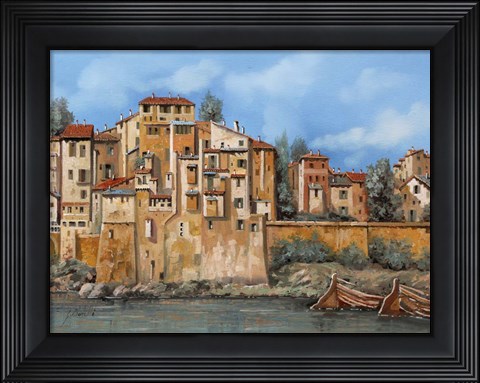 Framed Borgo Sul Torrente Print