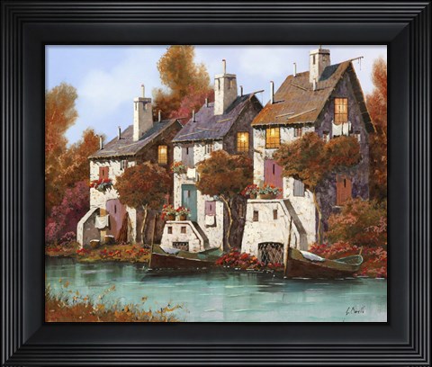 Framed Case Al Crepuscolo Print