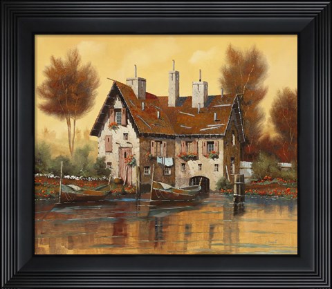 Framed Luce Gialla Print