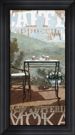 Framed Caffe Cappuccino E Latte Print