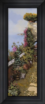 Framed L'angolo Fiorito Print