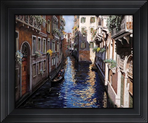 Framed Venezia Blu Print