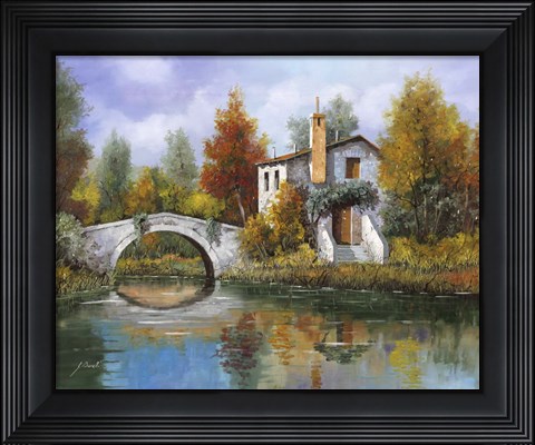 Framed Paesaggio Pastellato Print