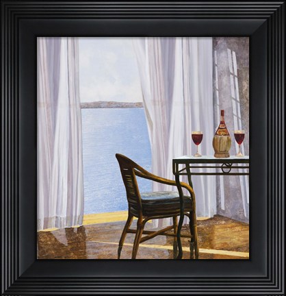 Framed Due Rossi Al Mare Print