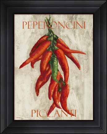 Framed Peperoncini Piccanti Print