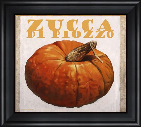 Framed Zucca Di Piozzo Print