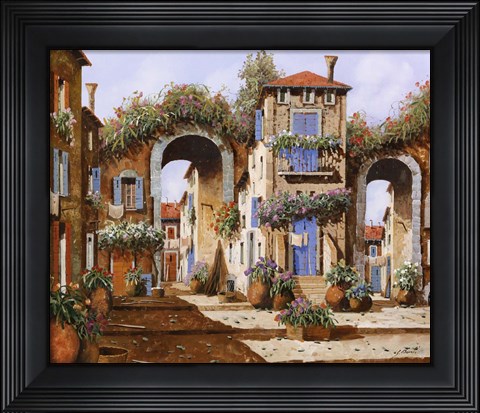 Framed Arcate Nel Borgo Print