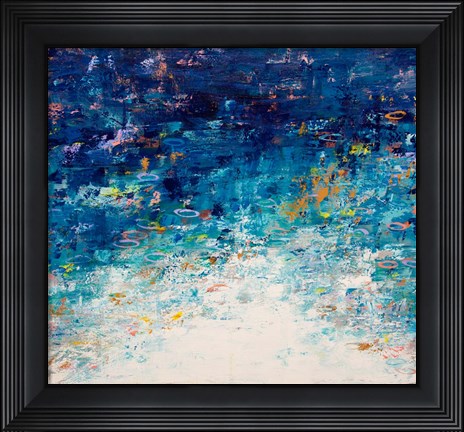 Framed Lily Pond 2 Print