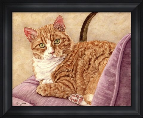 Framed Punky Mapes Print