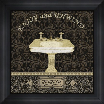 Framed Sink B Print