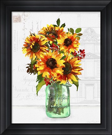 Framed Le Parfait Jar B Print