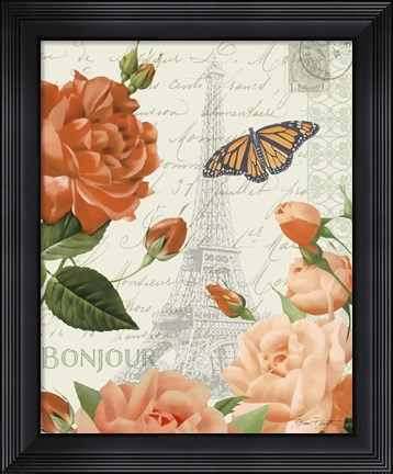 Framed Fleurs Francaises B Print