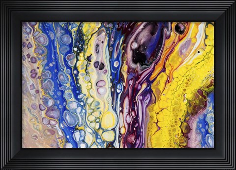 Framed Fluid Acrylic Iridescent Reality Print