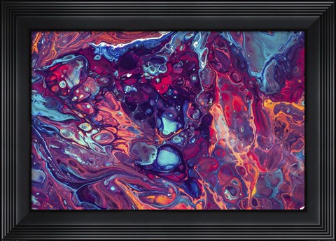 Framed Fluid Acrylic Arabian Fairytales Print