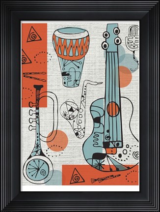 Framed Jazz Print