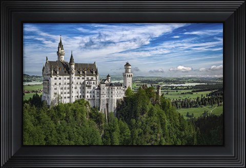 Framed Castle In The Sky Print