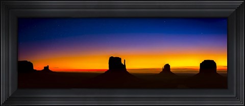Framed Sunrise In The Valley Print