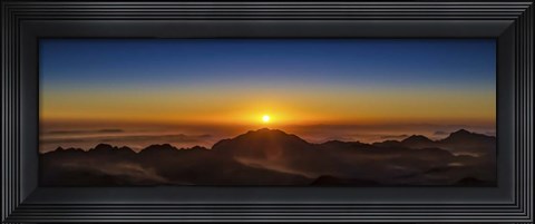 Framed Sunrise Over Sinai Print