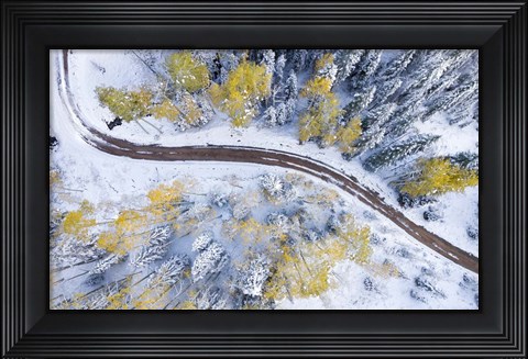 Framed Snowmass Road Print