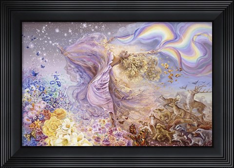 Framed Rainbow Girl 2261 Print