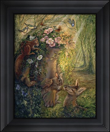 Framed Wood Nymph Print