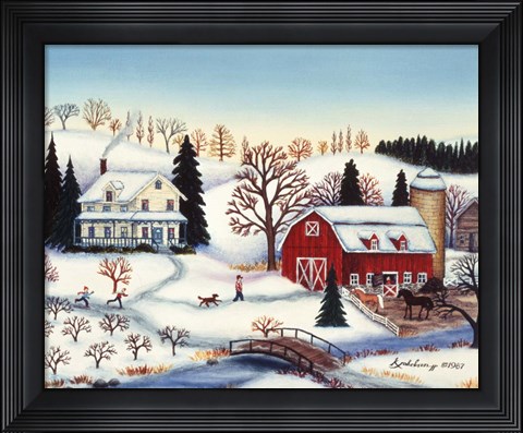 Framed Dianes Farm Print