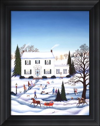 Framed Holiday Home Print