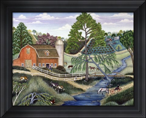 Framed Saturday Morning Print