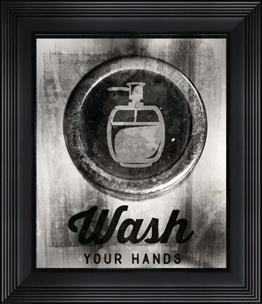 Framed Farm Bathroom Signs 10 Print