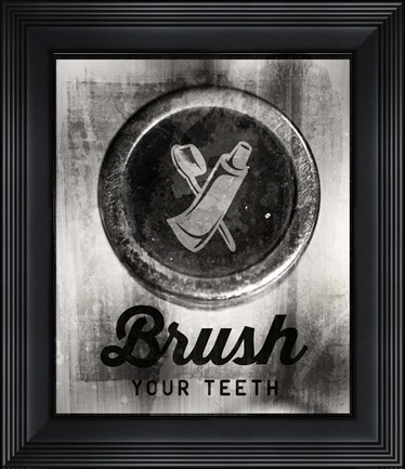 Framed Farm Bathroom Signs 11 Print