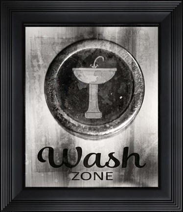 Framed Farm Bathroom Signs 16 Print