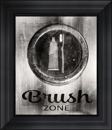 Framed Farm Bathroom Signs 18 Print