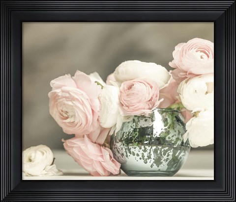 Framed Peony A4 Print